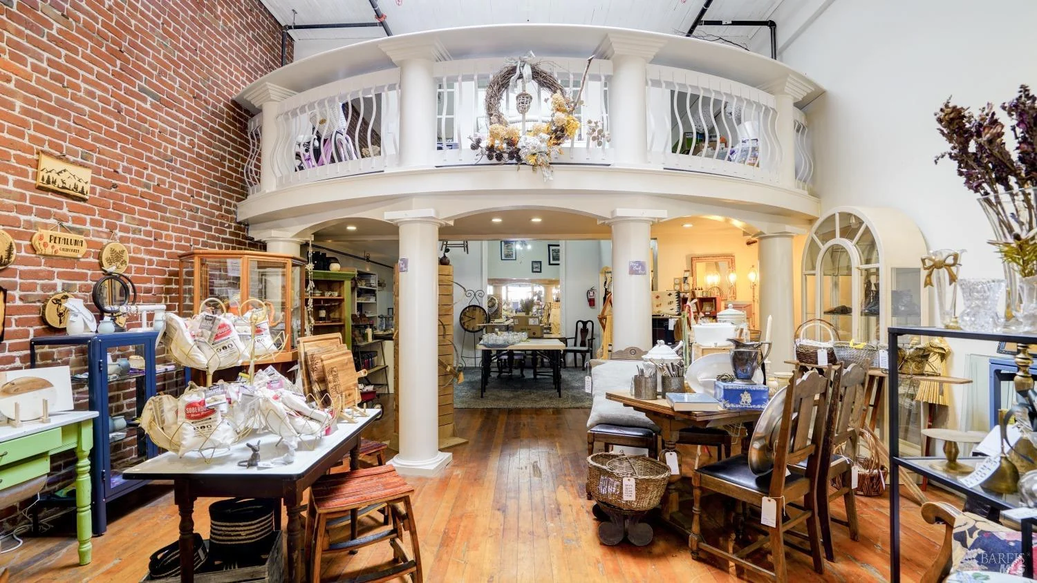 Retail interior with a mezzanine at 127 Kentucky Street